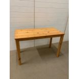 A Pine Table (110 cm x 53 cm x 73 cm)