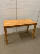A Pine Table (110 cm x 53 cm x 73 cm)