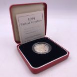 A 1995 £2 Silver Proof Piedfort WW2 coin