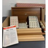 A case set of mahjong