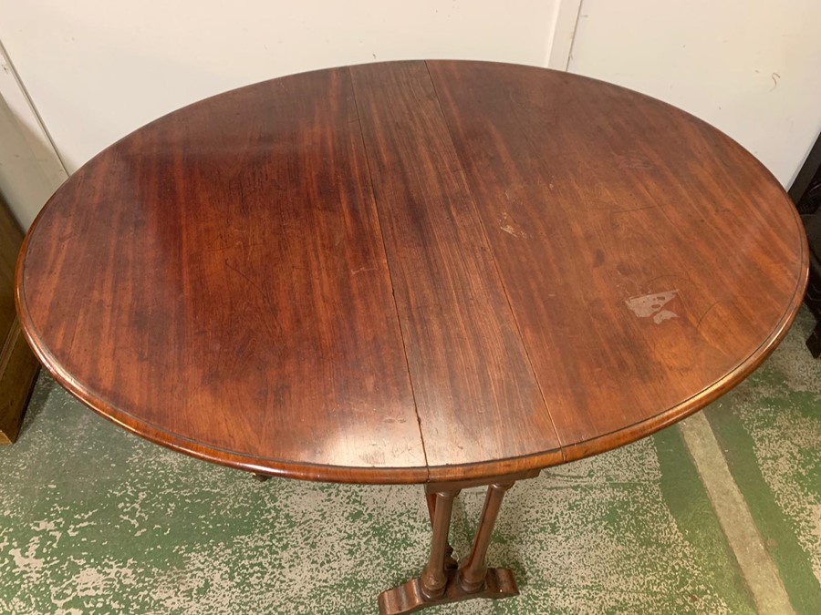 An Early Victorian Sutherland Table (H74cm W120cm D90cm) - Image 3 of 3