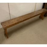 A Rustic Bench (182 cm x 22 cm x 45 cm)
