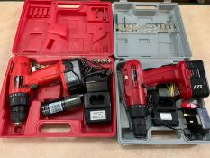 Two power tools to include, Power Devil 12v cordless drill driver and a Power Devil 9.6v cordless