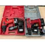 Two power tools to include, Power Devil 12v cordless drill driver and a Power Devil 9.6v cordless