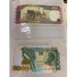 An Album of worldwide banknotes.