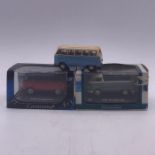 Three 1/72 scale Diecast models campervans