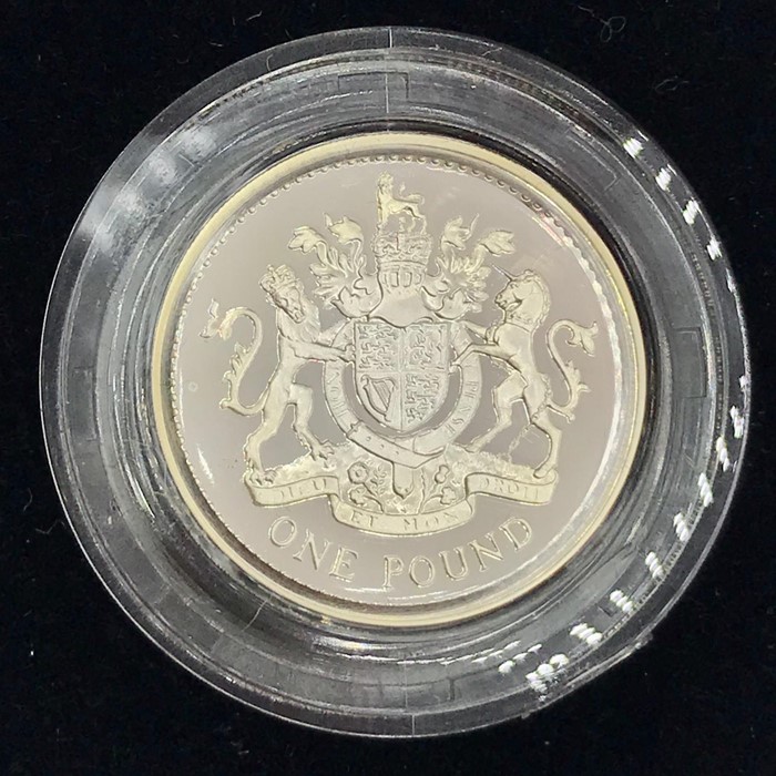 Two individually cased silver proof one pound coins for 1993 and 1998 - Image 4 of 5