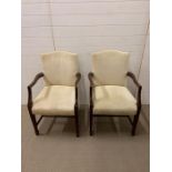 A Pair of Open Arm chairs