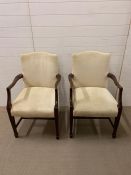 A Pair of Open Arm chairs