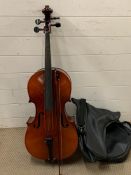 A Baby Cello and Bow.