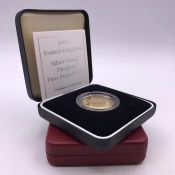 Two 1997 Silver Proof £2 coins, original boxes.