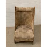 A Folding sprung chair