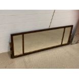A Triptych Georgian Mirror, original glass is also included in the sale.125cm L x 44cm H