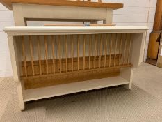 A wall hanging plate rack (H65cm W110cm D33cm)