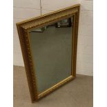 A gilt framed mirror (65cm x 97cm)