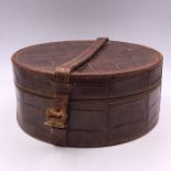 An H Greaves (New St Birmingham) Vintage Leather Collar Box