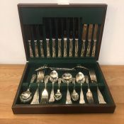 A Six place setting canteen of cutlery