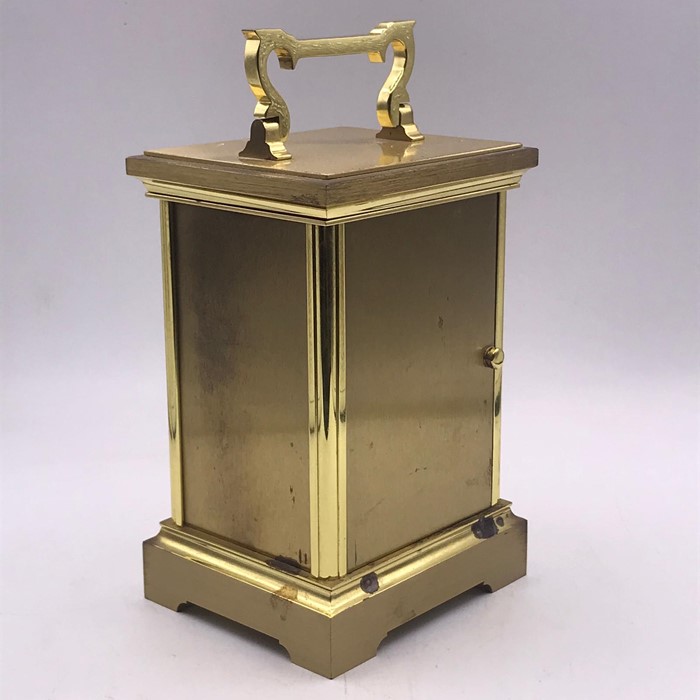 A Weiss Brass Carriage Clock - Image 3 of 4