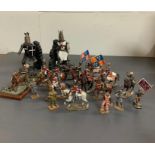 A collection of Del Prado military figures