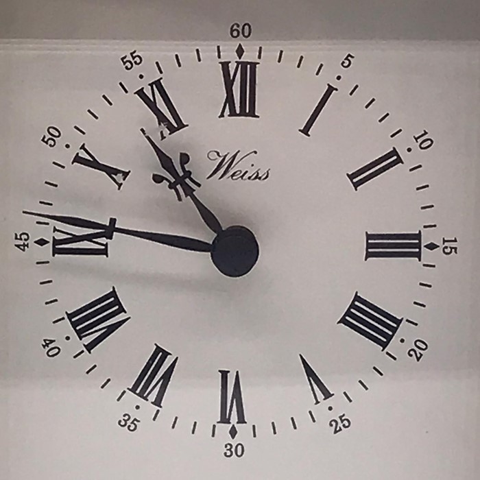 A Weiss Brass Carriage Clock - Image 2 of 4