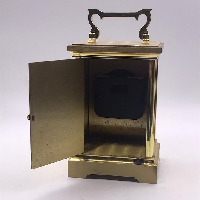 A Weiss Brass Carriage Clock - Image 4 of 4