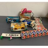 A small selection of vintage Scalextric items
