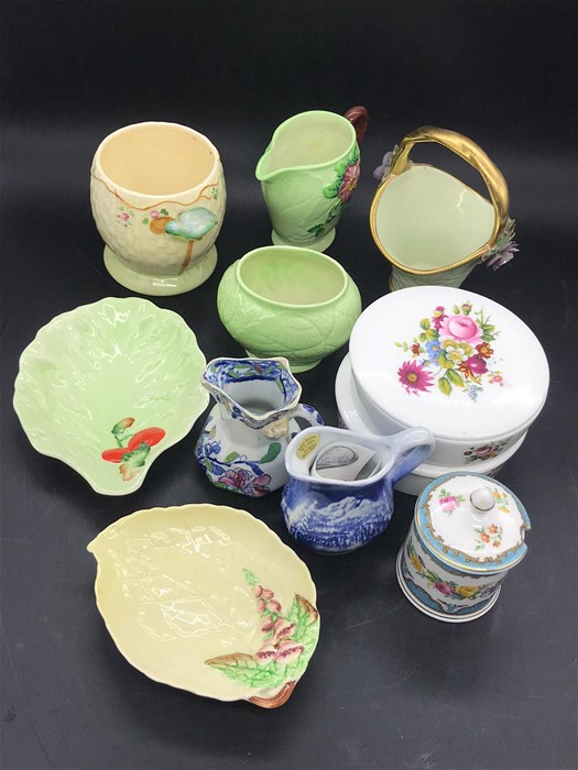 A selection of various china items by various makers