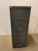 A Sheer Pride metal filing cabinet