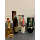 A selection of Spirits to include: A Bottle of Masquers English Vodka, Adeja Vella, Ronanejo