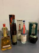 A selection of Spirits to include: A Bottle of Masquers English Vodka, Adeja Vella, Ronanejo