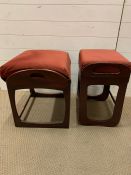 Two Mid Century stools possibly G-Plan