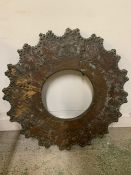 A Portuguese 18th century copper frame, marked BICO