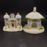 A Selection of six Coalport Cottages.