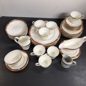 A part dinner service by Royal Doulton "Sandon" pattern