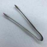 A Pair of silver sugar tongs