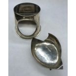 Two silver items, both hallmarked.