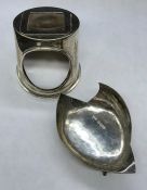 Two silver items, both hallmarked.