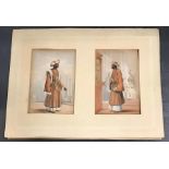 A Emily Eden lithograph (India) hand coloured, mounted on card. Published 1844