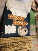 A Selection of Vintage Decorative plaster Mouldings