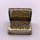 A Silver vinaigrette , Victorian.