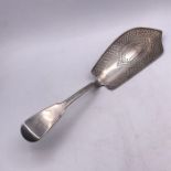 A Silver Georgian Fish server, hallmarked.