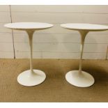 A Pair of 1960's Arkana Lamp Tables (52 cm H x 40 cm diameter)