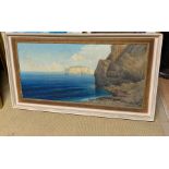 A late 19th or early 20th century Italian school, Seascape, signed: 'S.Giordani' lower right, oil on