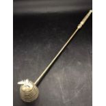 A Kenneth Turner silver plated Bee candle snuffer.