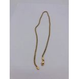 A 9ct gold necklace (Total Weight 8.3g)