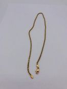 A 9ct gold necklace (Total Weight 8.3g)