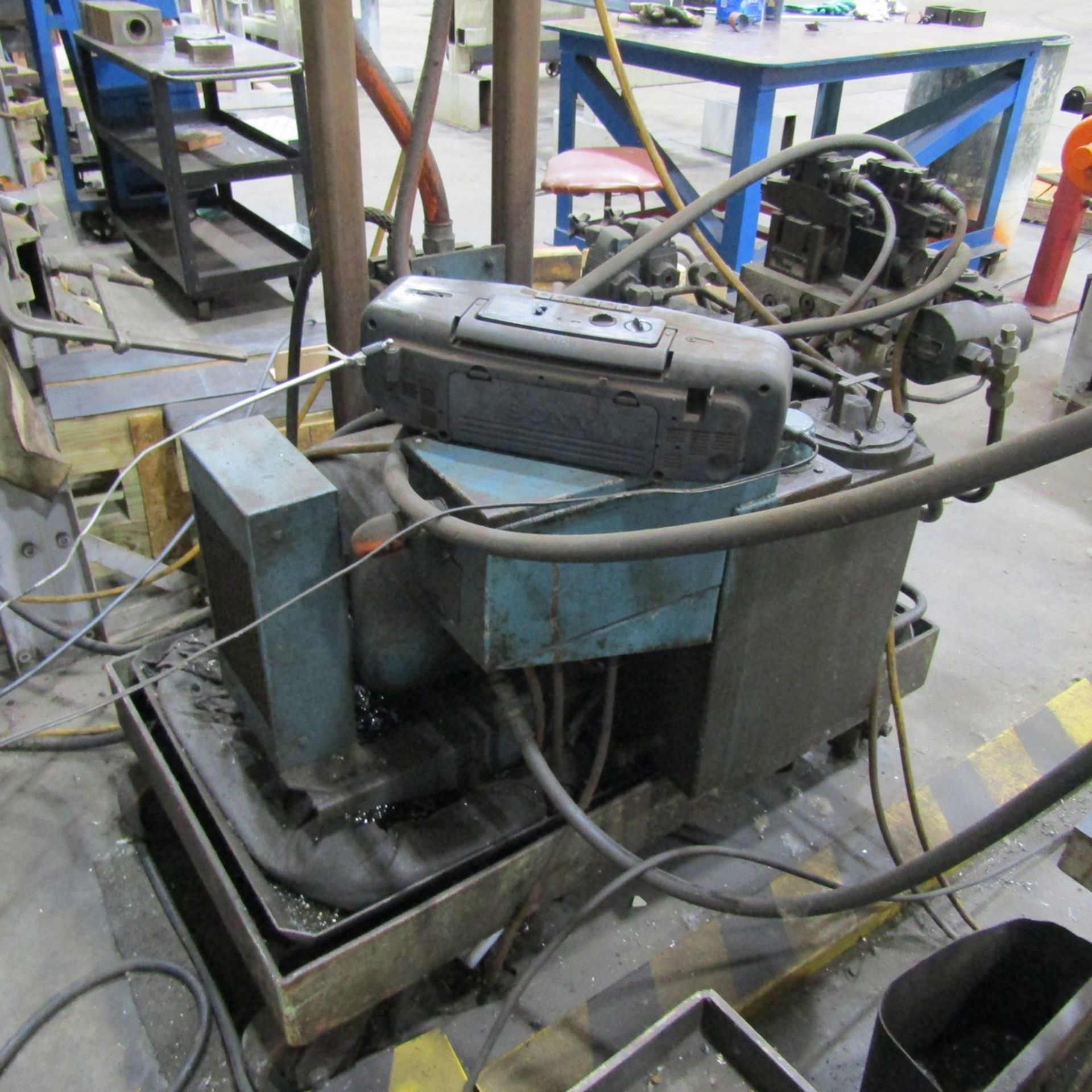 Tennals(?) 3,000 PSI Model HDZ-ME6-BR H-Frame Hydraulic Press, S/N: 30351; with Auxilliary Hydraulic - Image 3 of 4