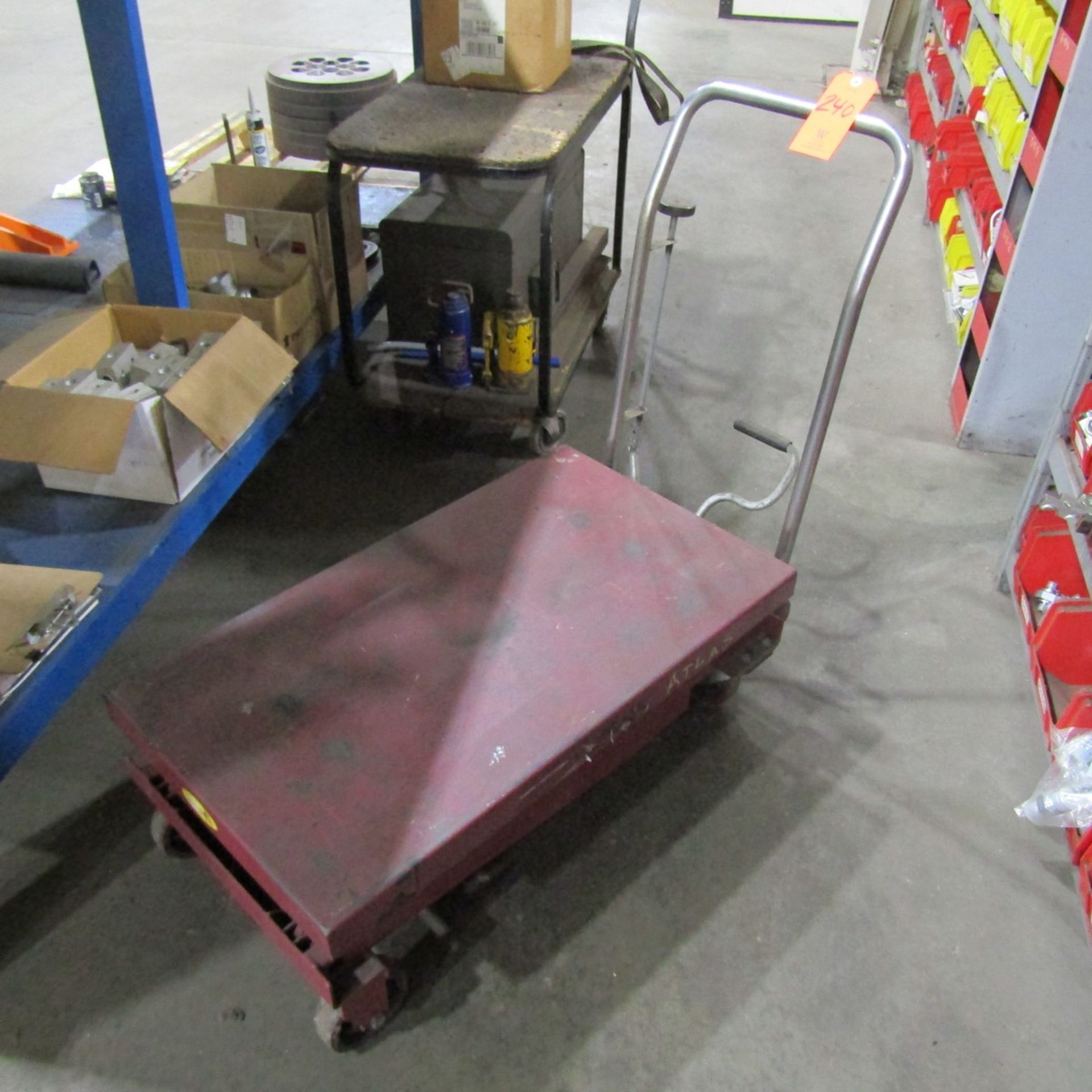 Hydraulic Lifting Cart, 500 lb. Cap.