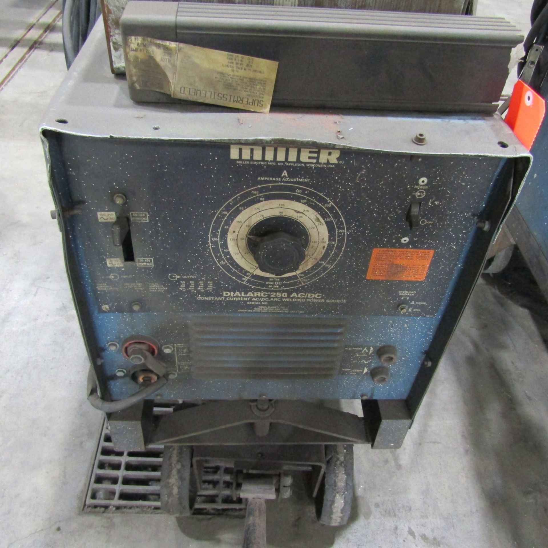 Miller 250-Amp Dialarc 250 AC/DC Constant Current AC/DC Arc Welding Power Source, S/N: JE778655; - Image 2 of 2
