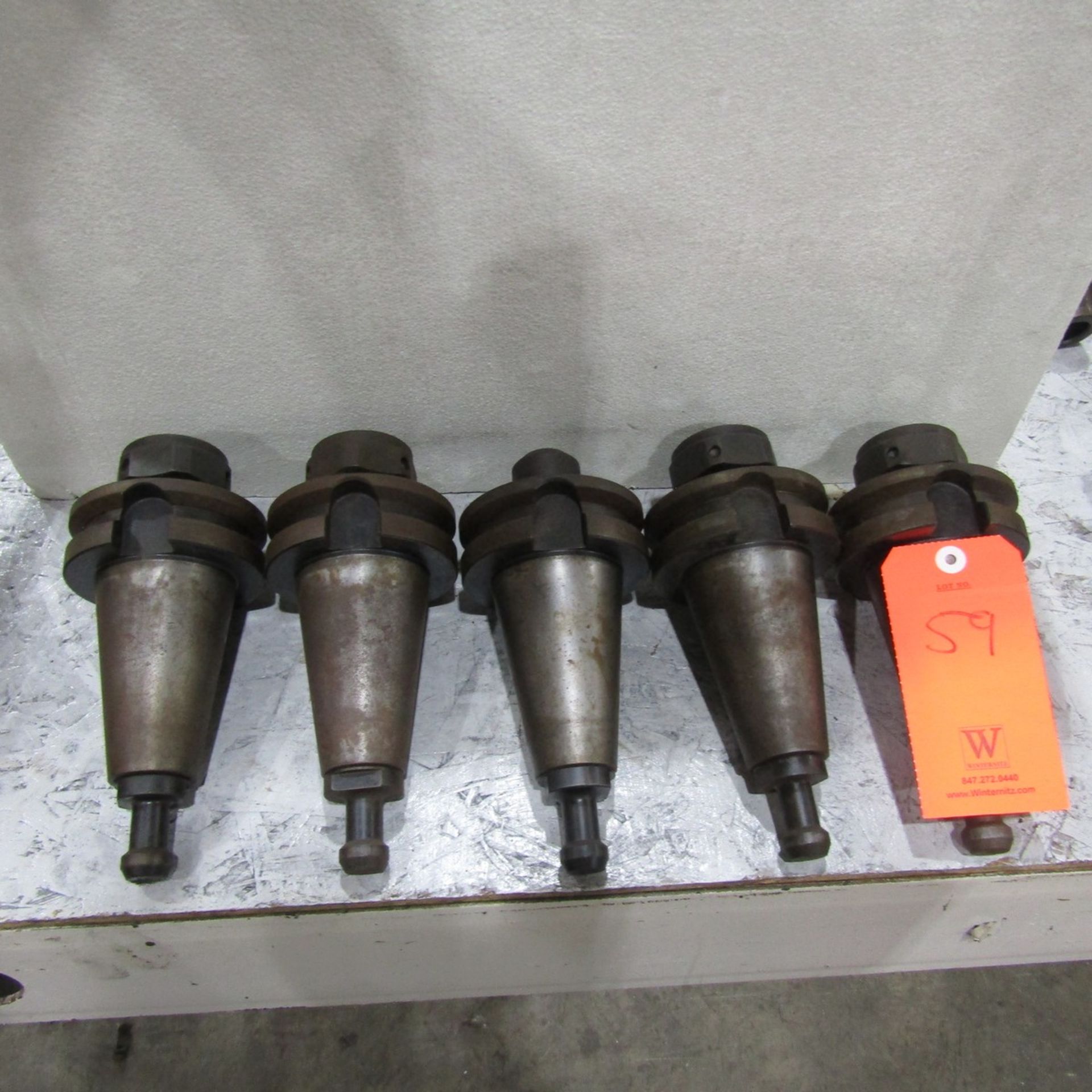 Lot - (5) CAT-50 Tool Holders